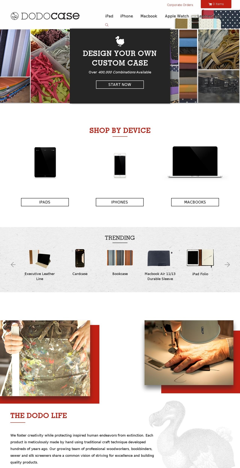 dodocase.co.uk shopify website screenshot