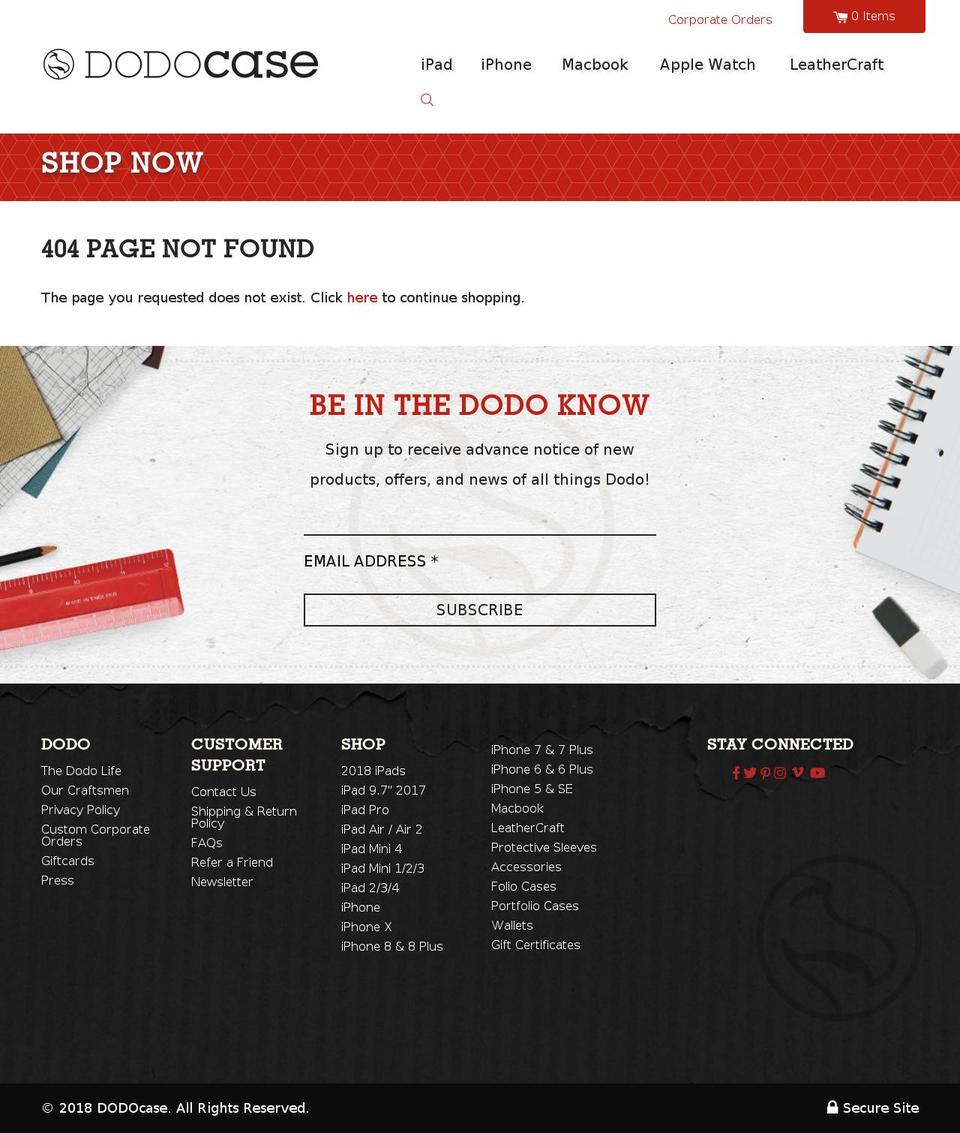 dodocase.de shopify website screenshot