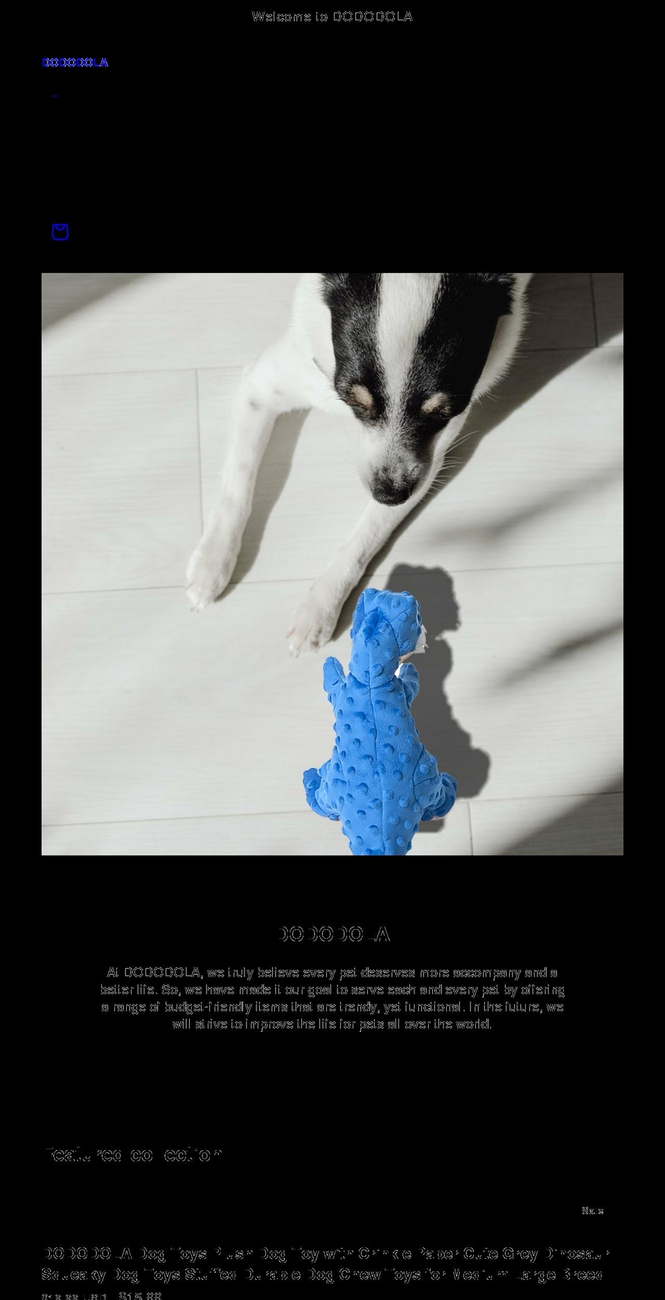 dododola.com shopify website screenshot