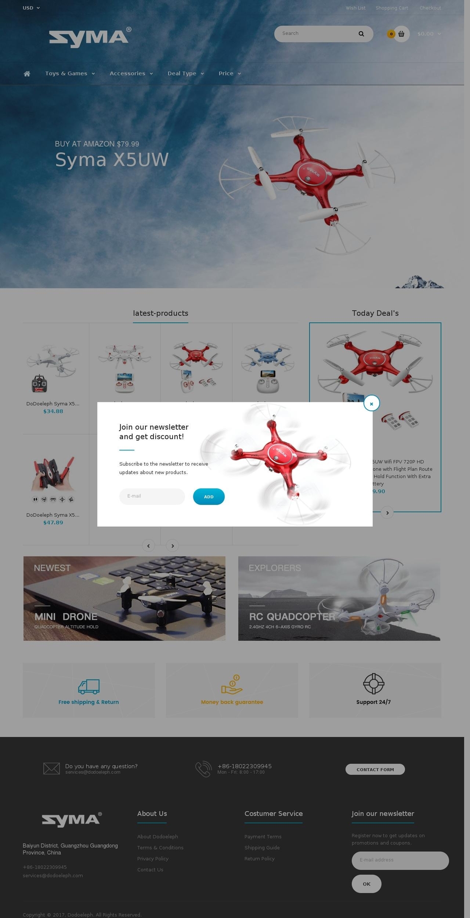 dodoeleph.com shopify website screenshot