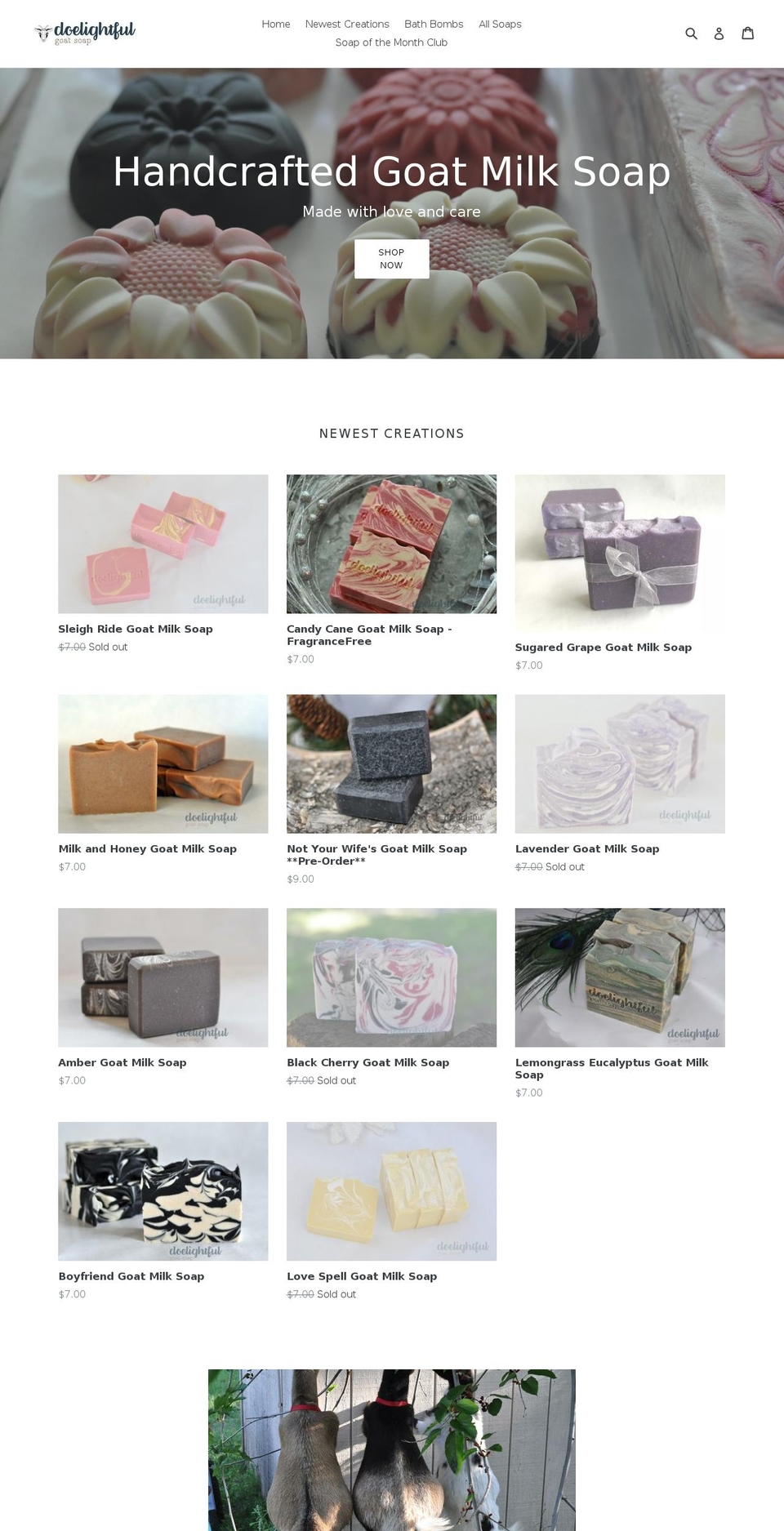 doelightful.com shopify website screenshot
