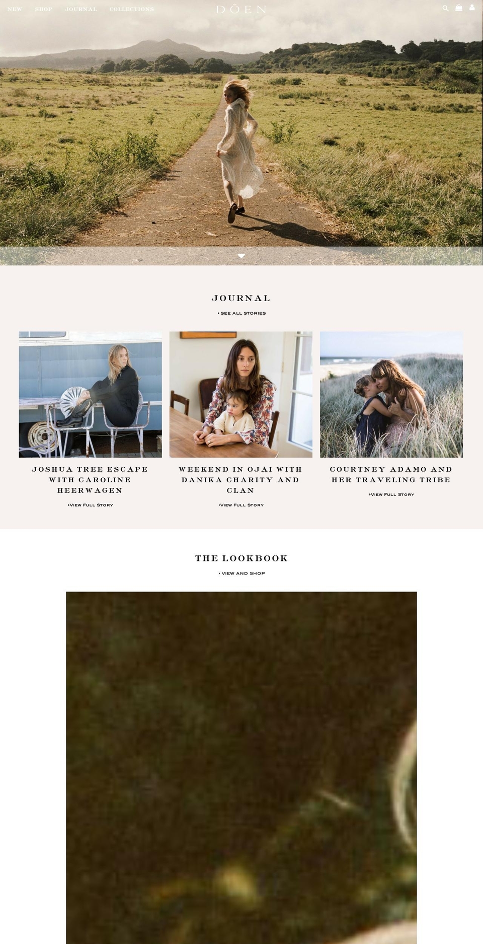 doendoen.com shopify website screenshot