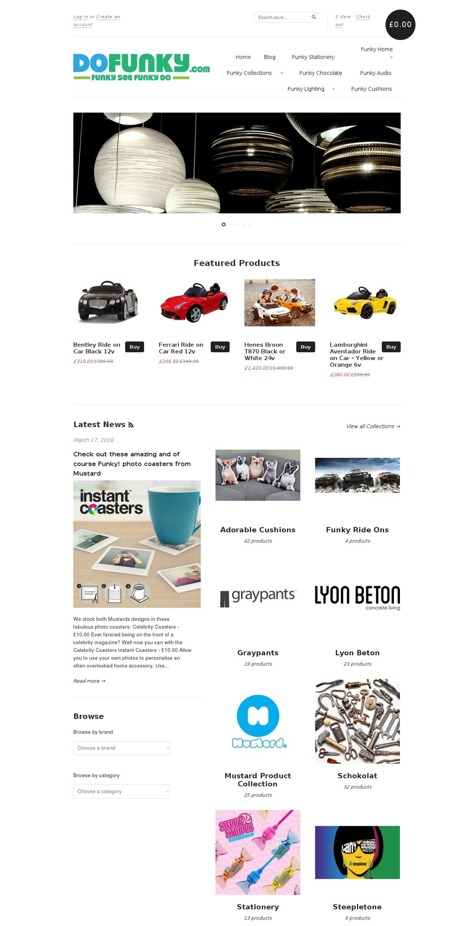 dofunky.com — Shopify storefront screenshot