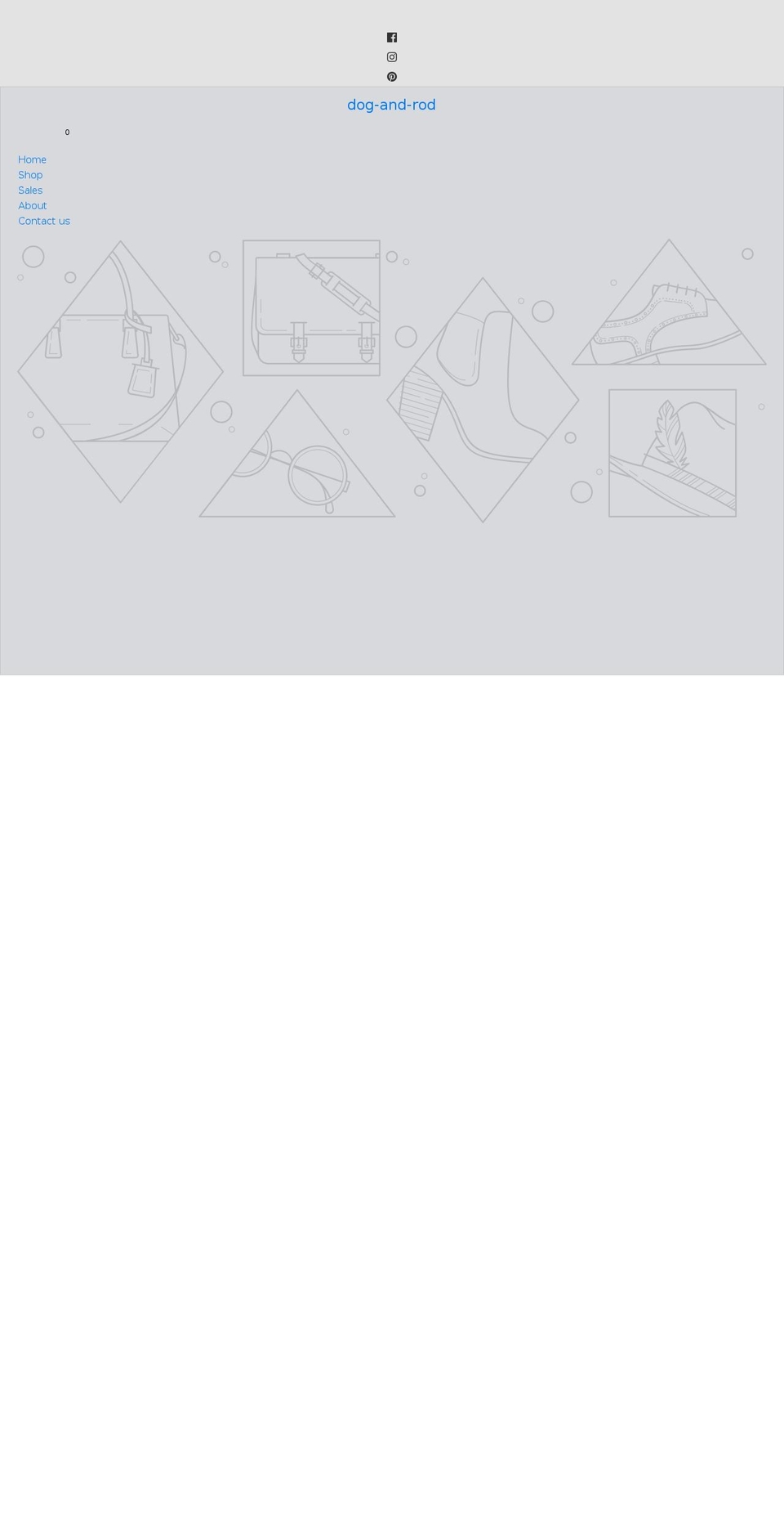 dog-and-rod.com shopify website screenshot