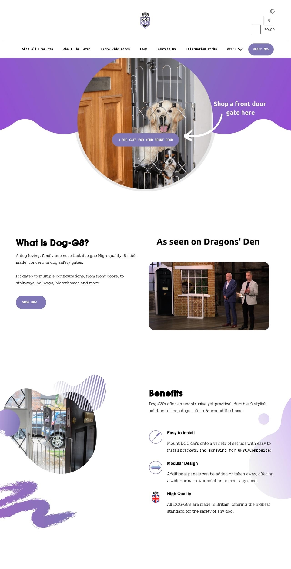 dog-g8.com shopify website screenshot