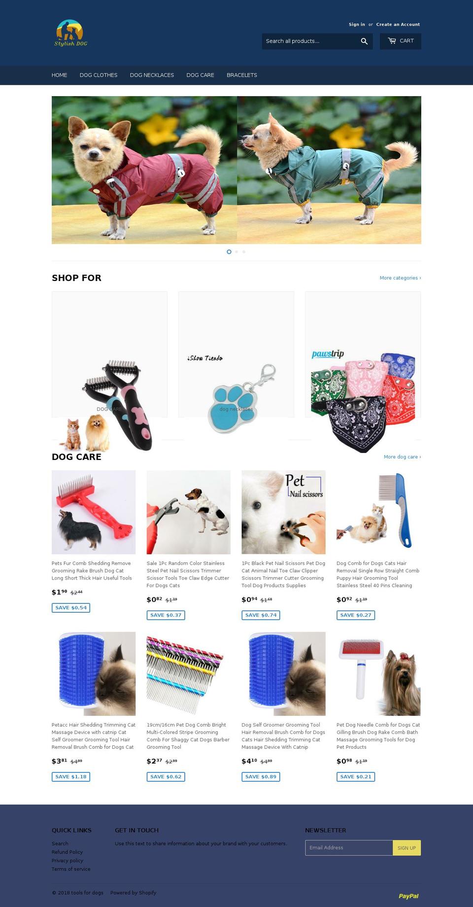 dog-tools.com — Shopify storefront screenshot