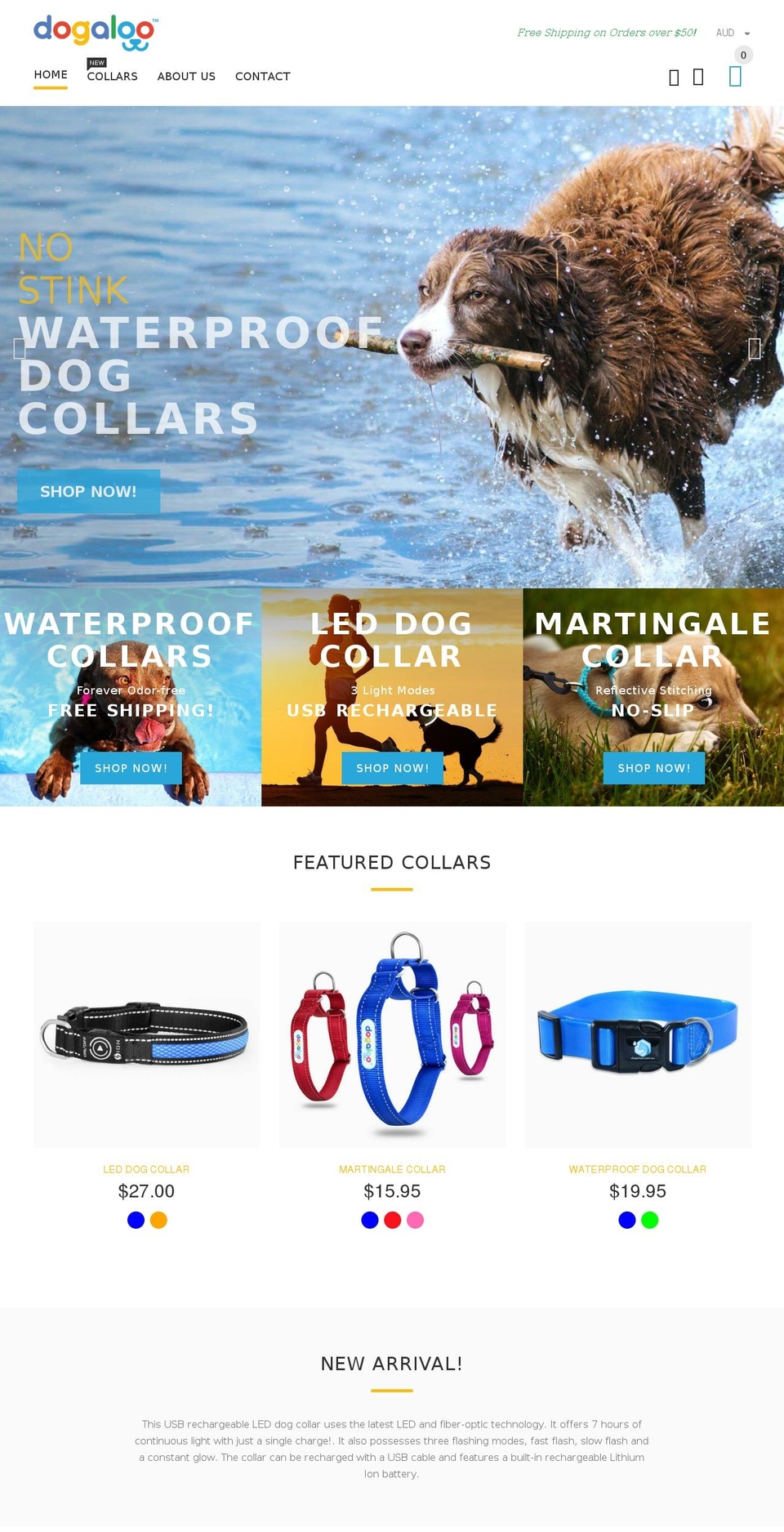 dogaloo.com.au shopify website screenshot