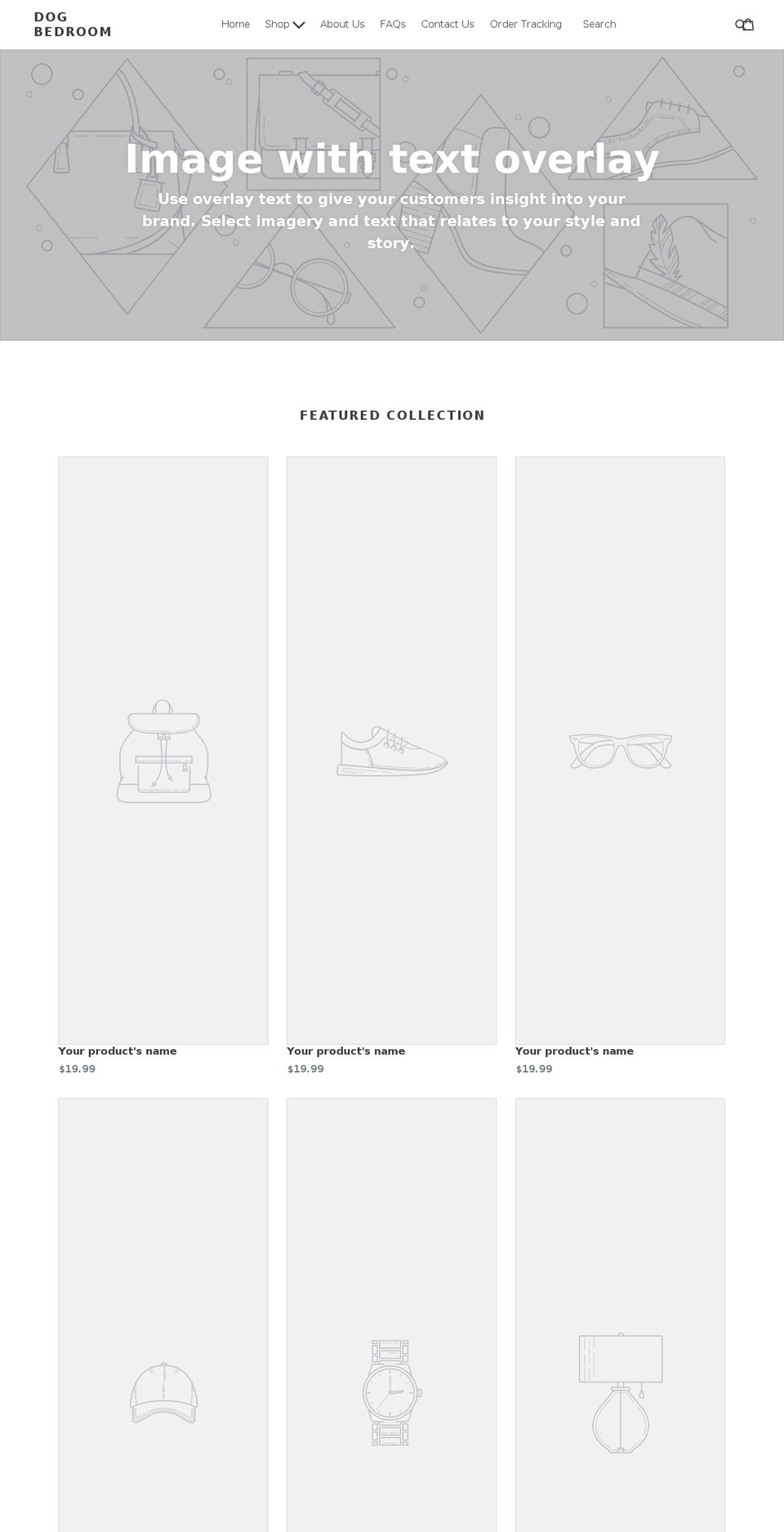 dogbedroom.com — Shopify storefront screenshot
