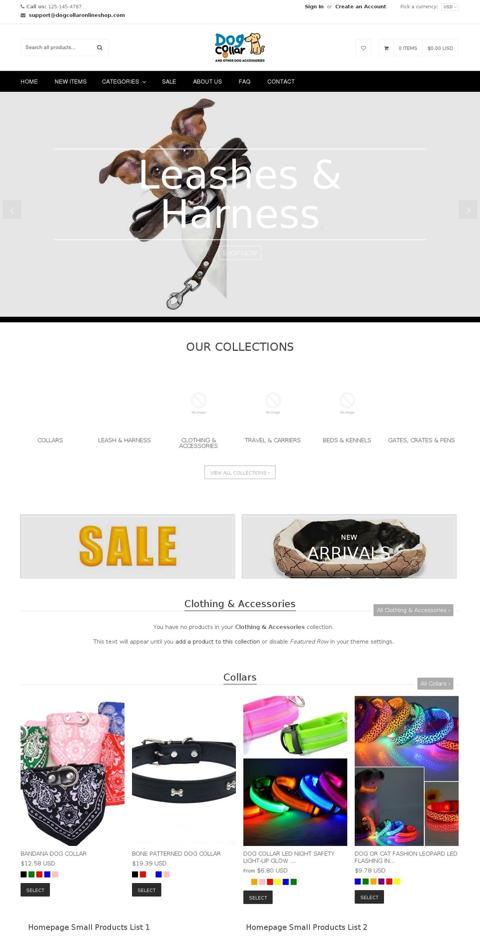 qrack-v1-5-6 Shopify theme site example dogcollaronlineshop.com