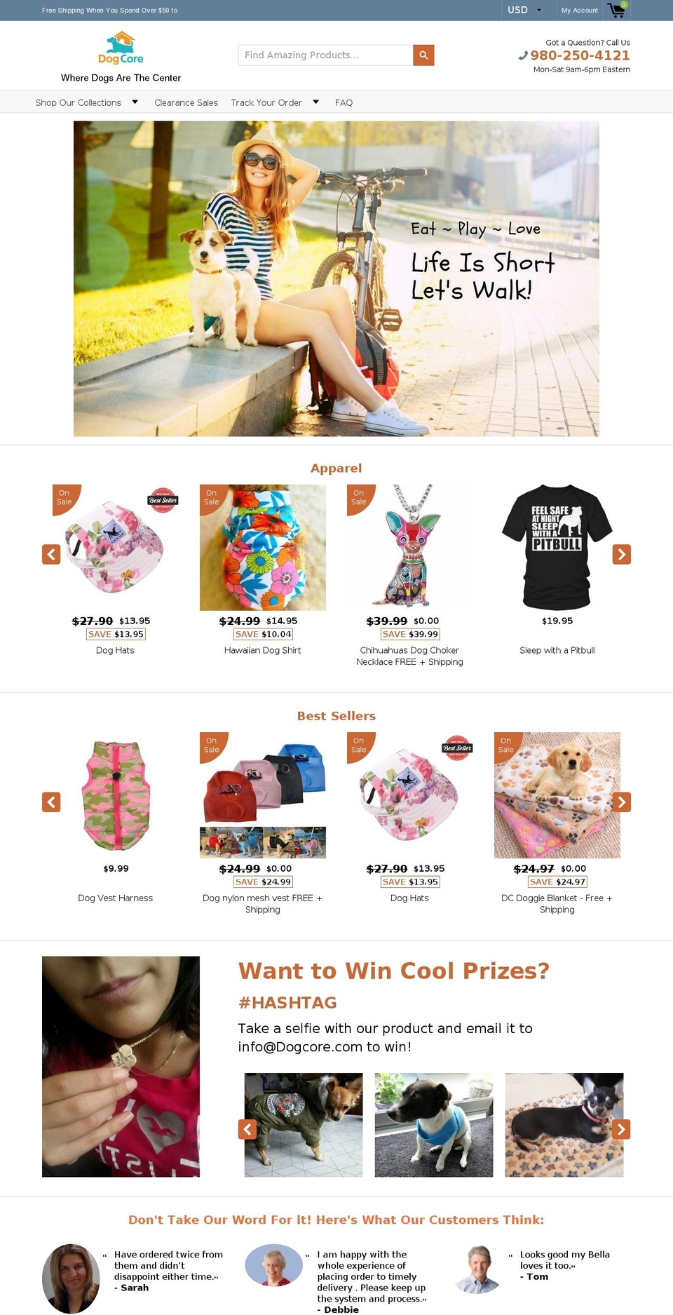 ecomprofitmasterclasstheme Shopify theme site example dogcore.com