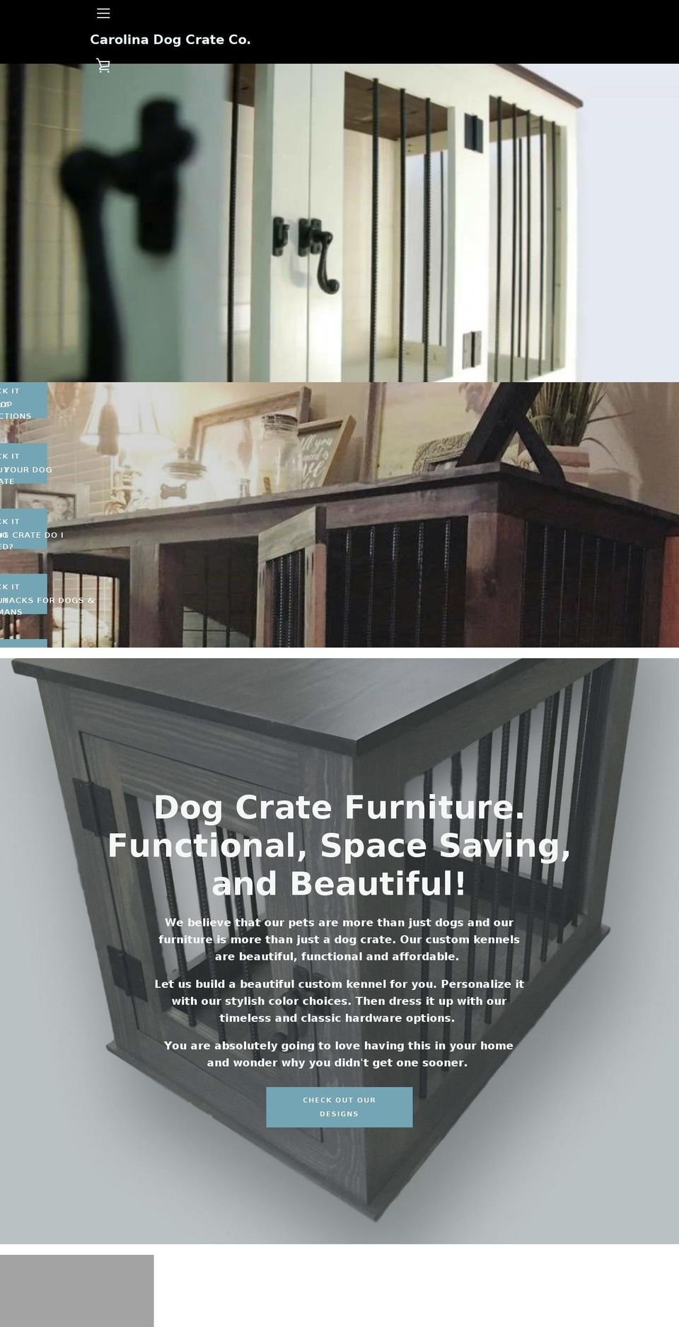 dogcratesandkennels.com — Shopify storefront screenshot