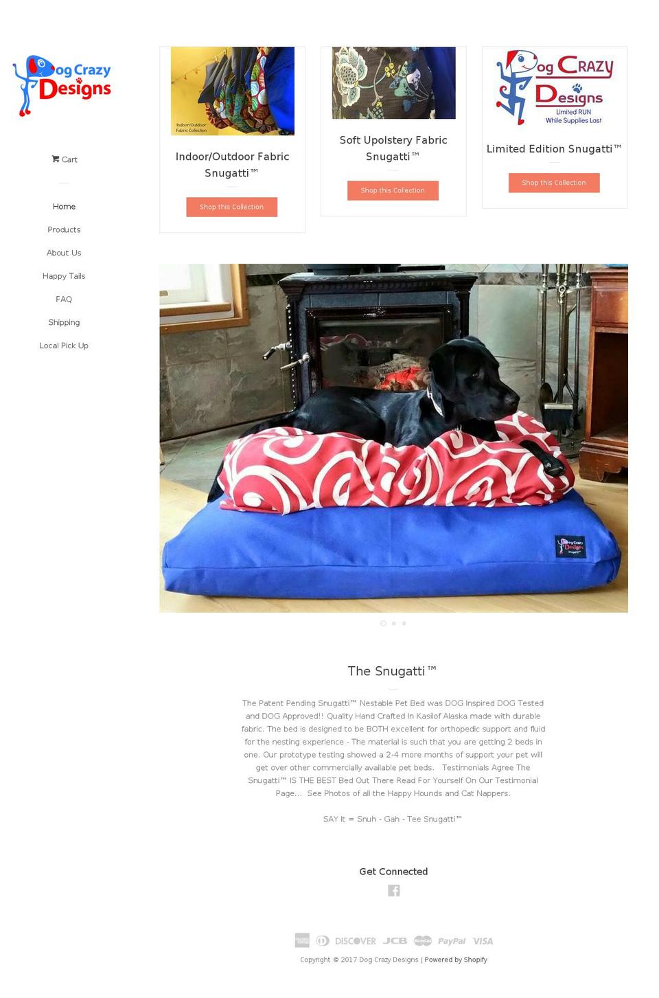 dogcrazydesigns.com shopify website screenshot