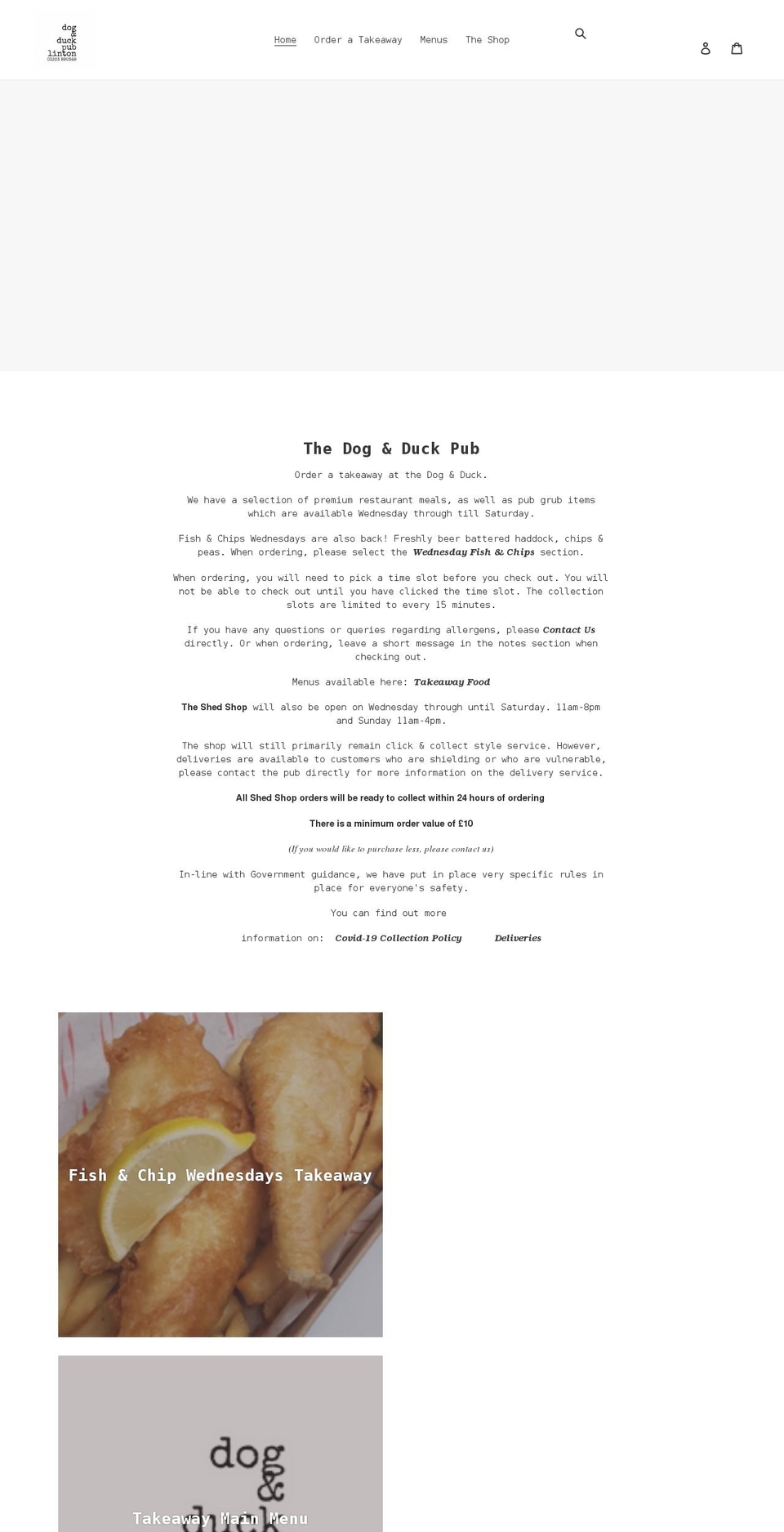 dogduckshop.com shopify website screenshot
