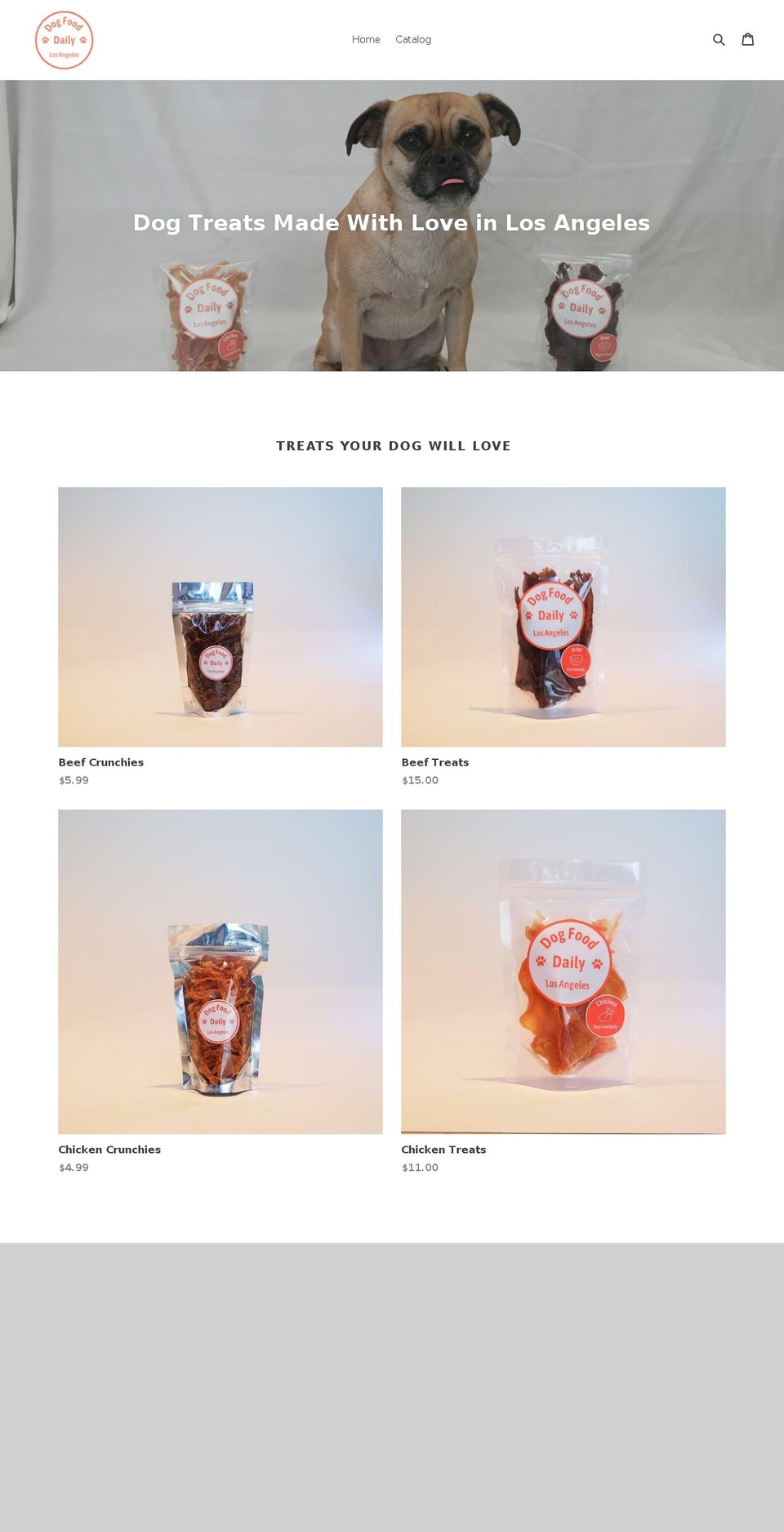 dogfooddaily.com — Shopify storefront screenshot