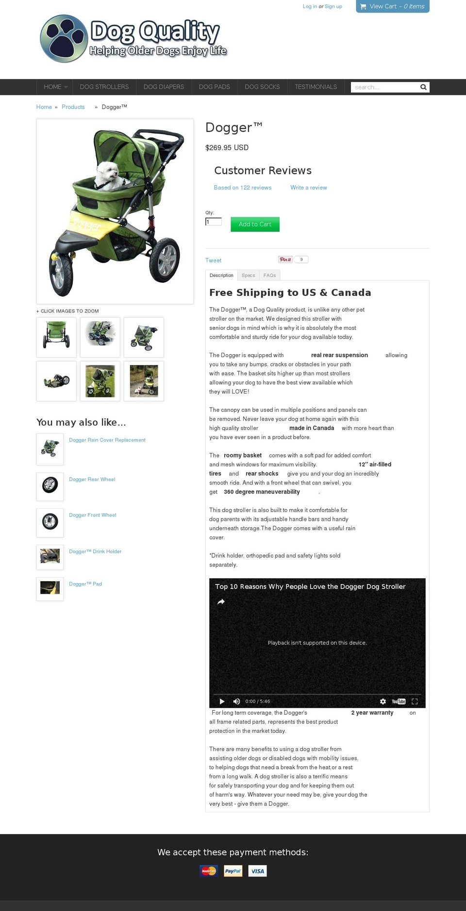 doggers.ca shopify website screenshot