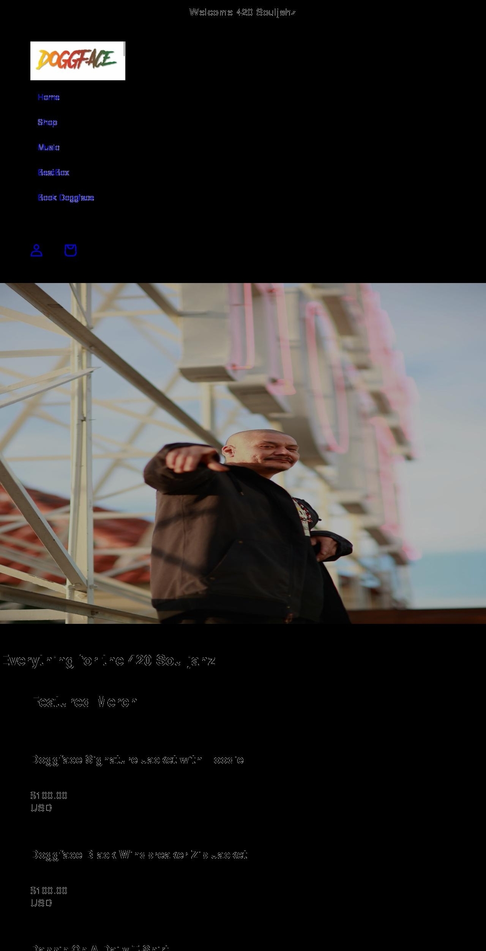 doggface208.com shopify website screenshot