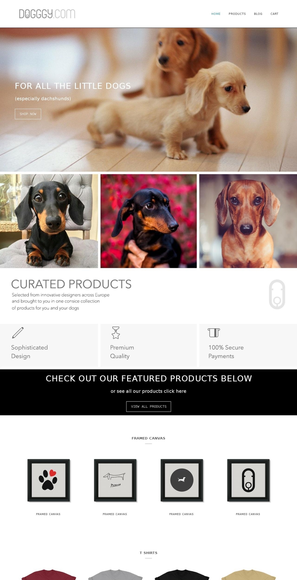 dogggy.com shopify website screenshot