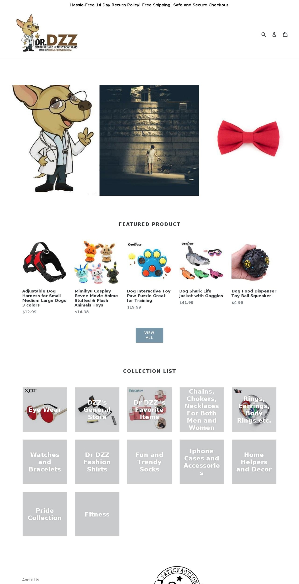 doggie-zoom-zoom.myshopify.com shopify website screenshot