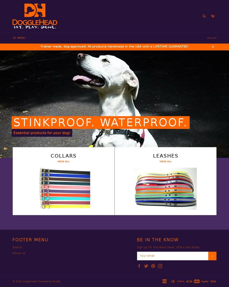 doggle-head.com — Shopify storefront screenshot