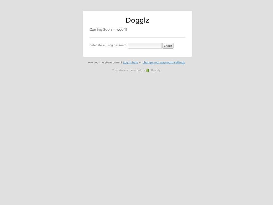 dogglz.com — Shopify storefront screenshot