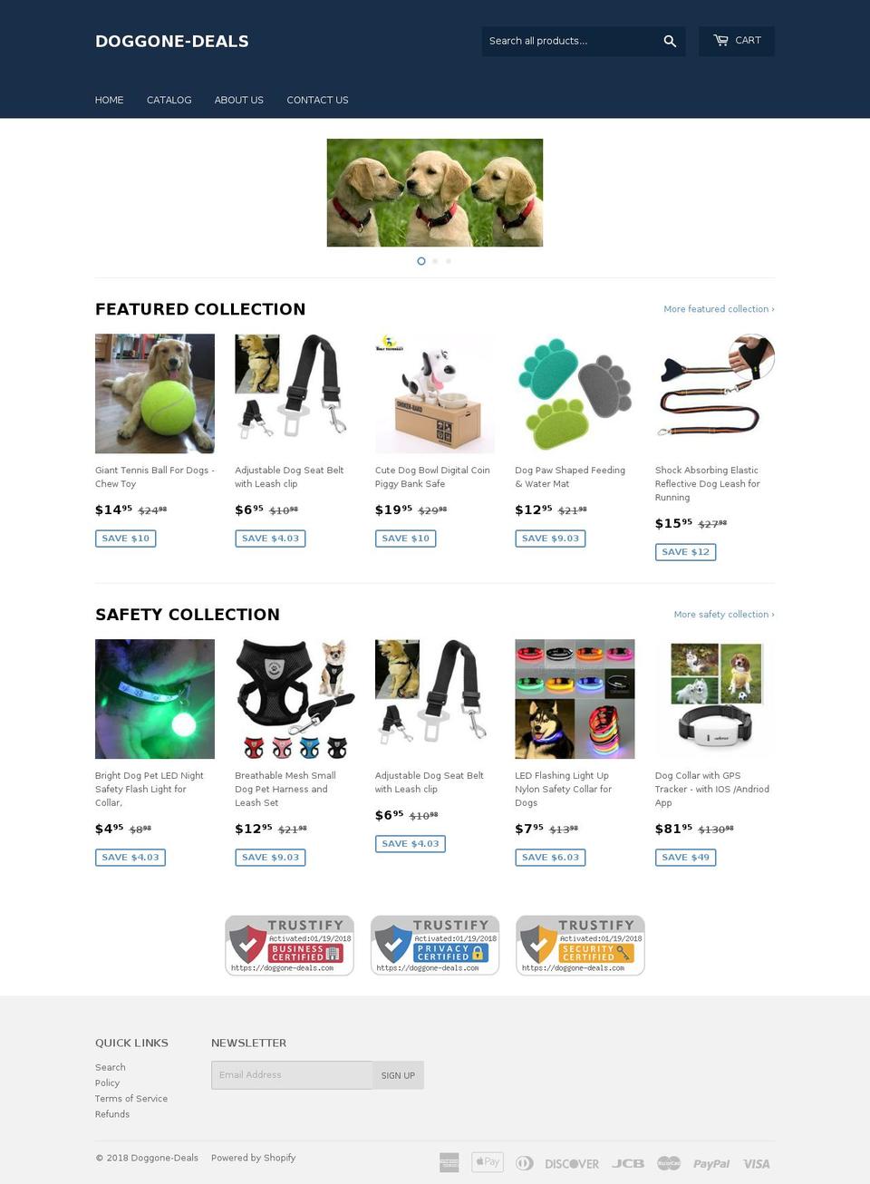 doggone-deals.com — Shopify storefront screenshot