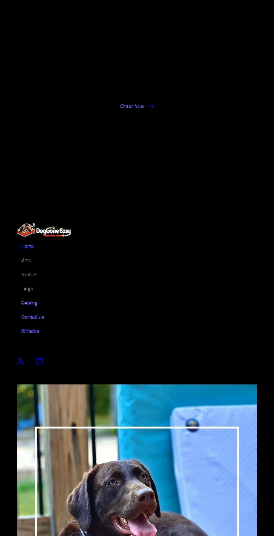 doggoneeasy.com shopify website screenshot