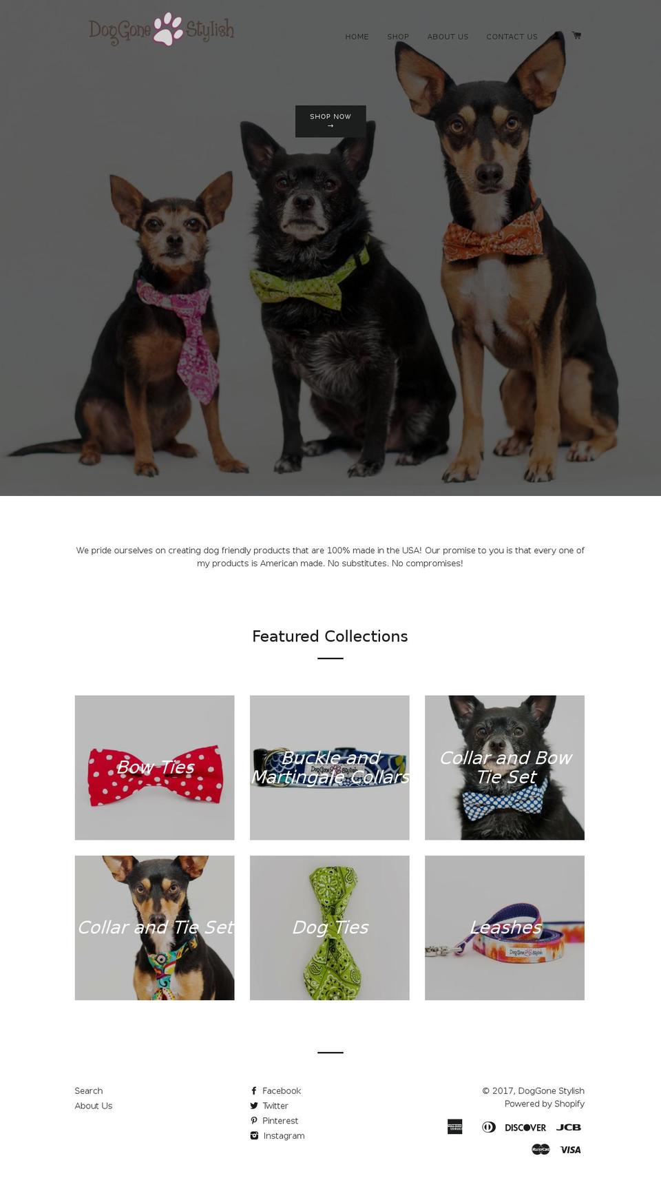 doggonestylish.co shopify website screenshot