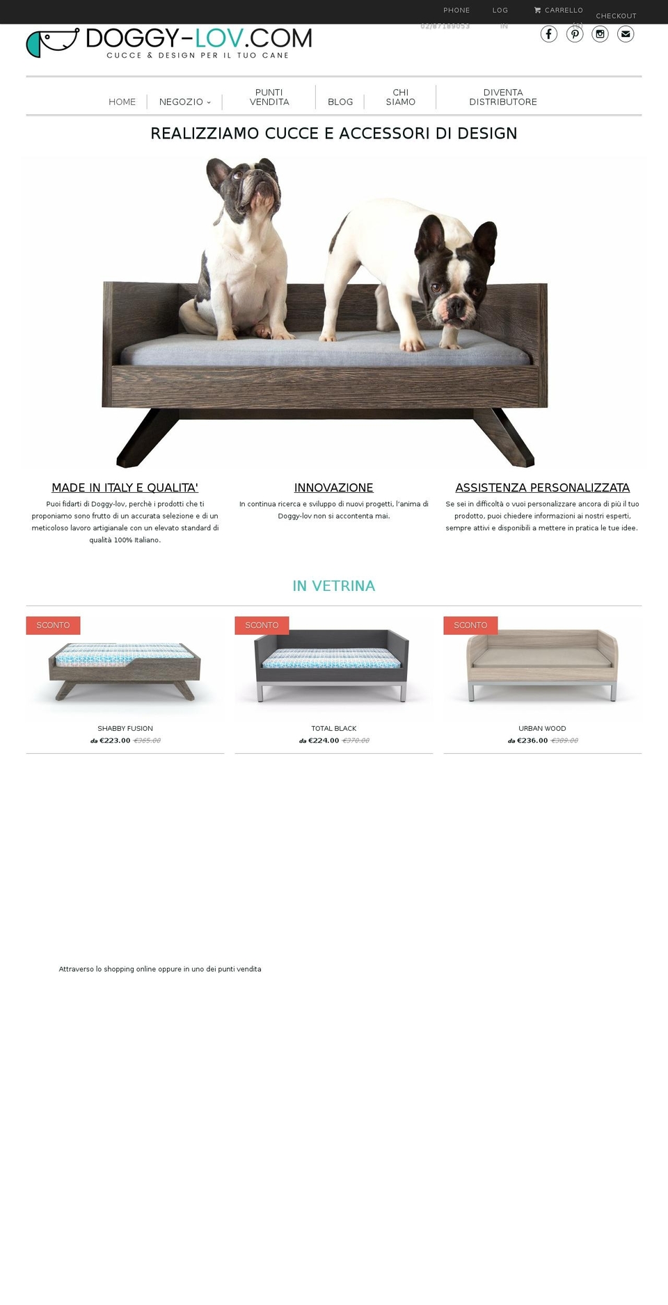 doggy-lov.com shopify website screenshot