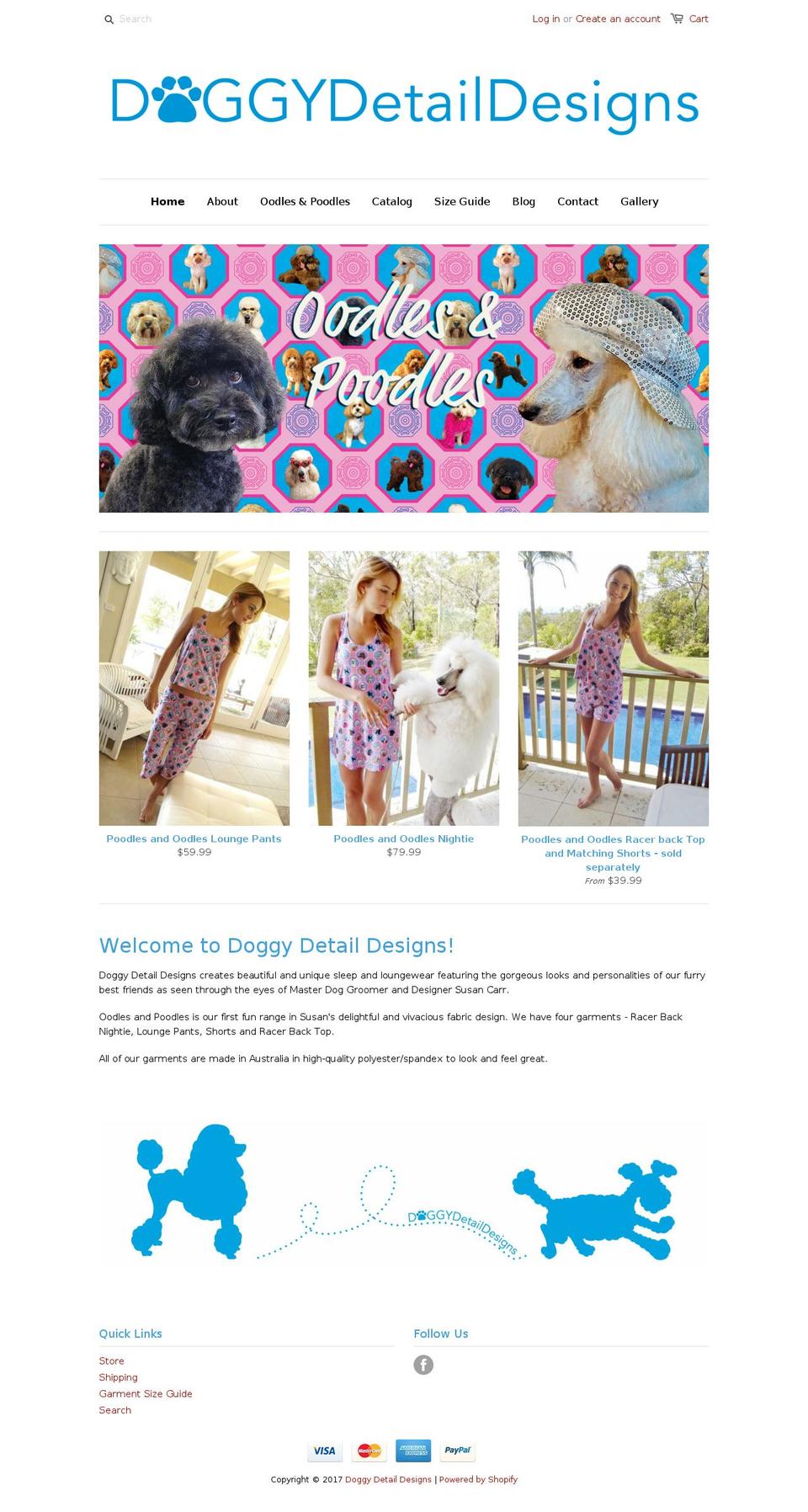 doggydetaildesigns.com shopify website screenshot