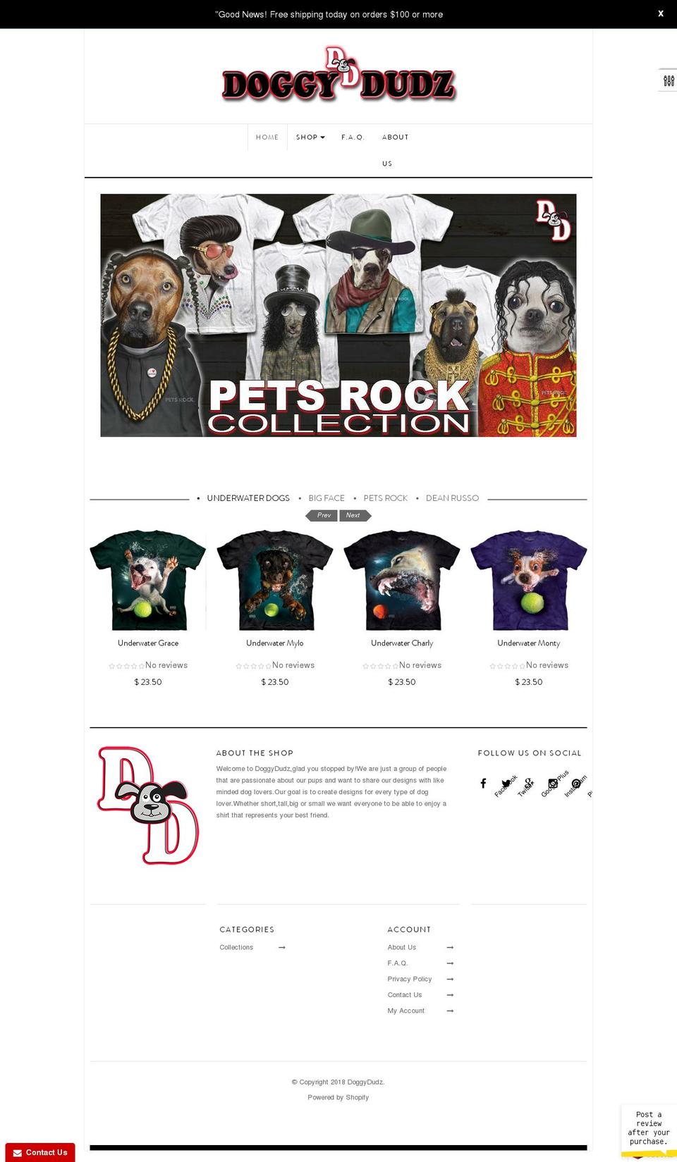 ap-fashion-store Shopify theme site example doggydudz.com