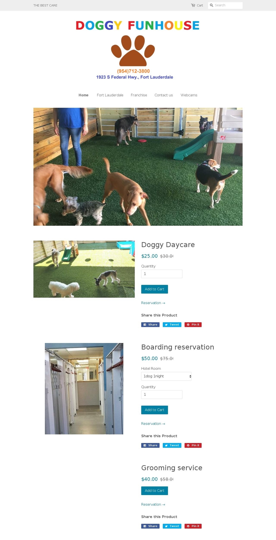 doggyfunhouse.com — Shopify storefront screenshot