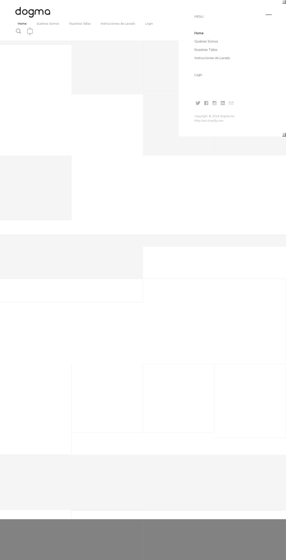 dogmadress.com — Shopify storefront screenshot