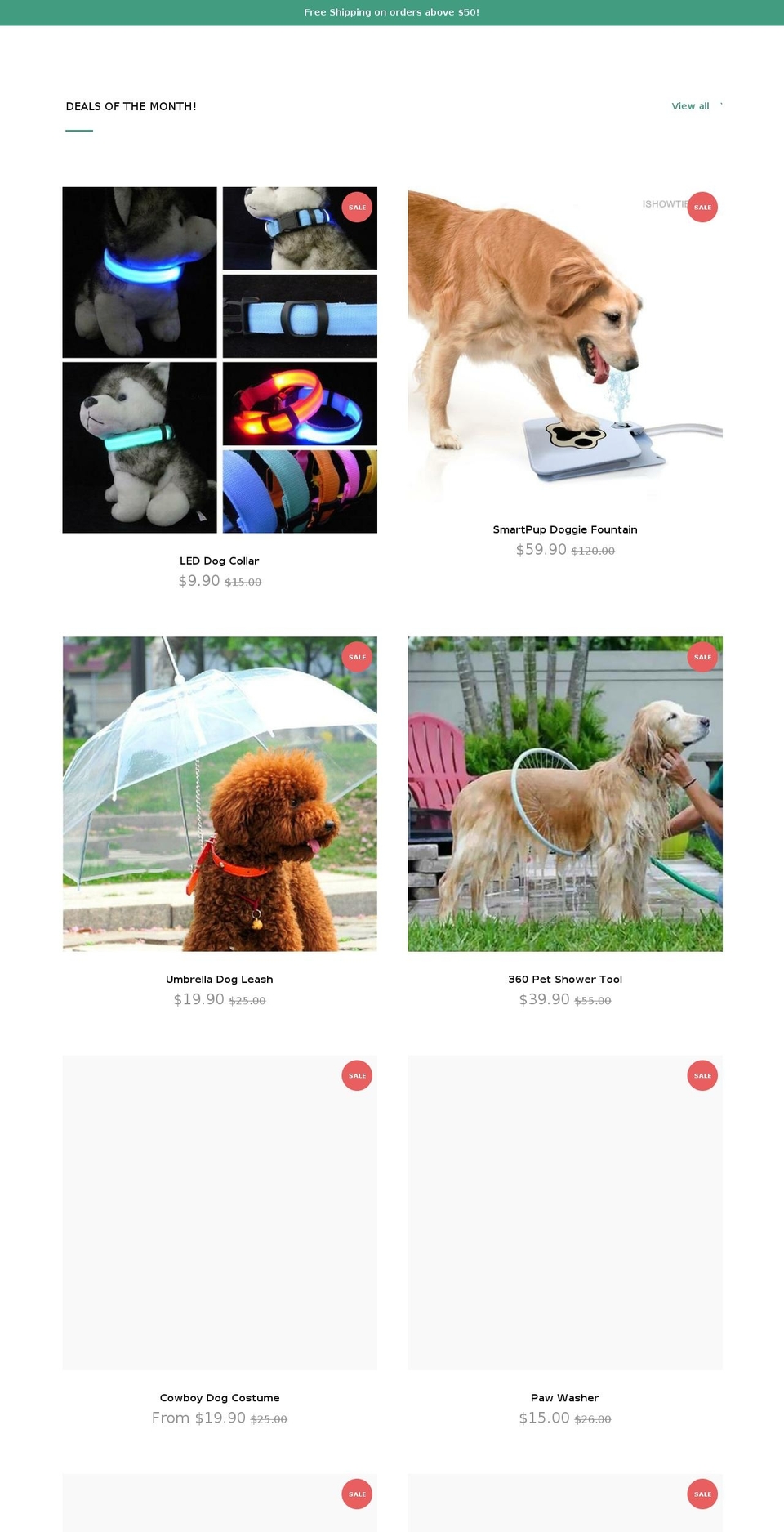 dogmust.com shopify website screenshot