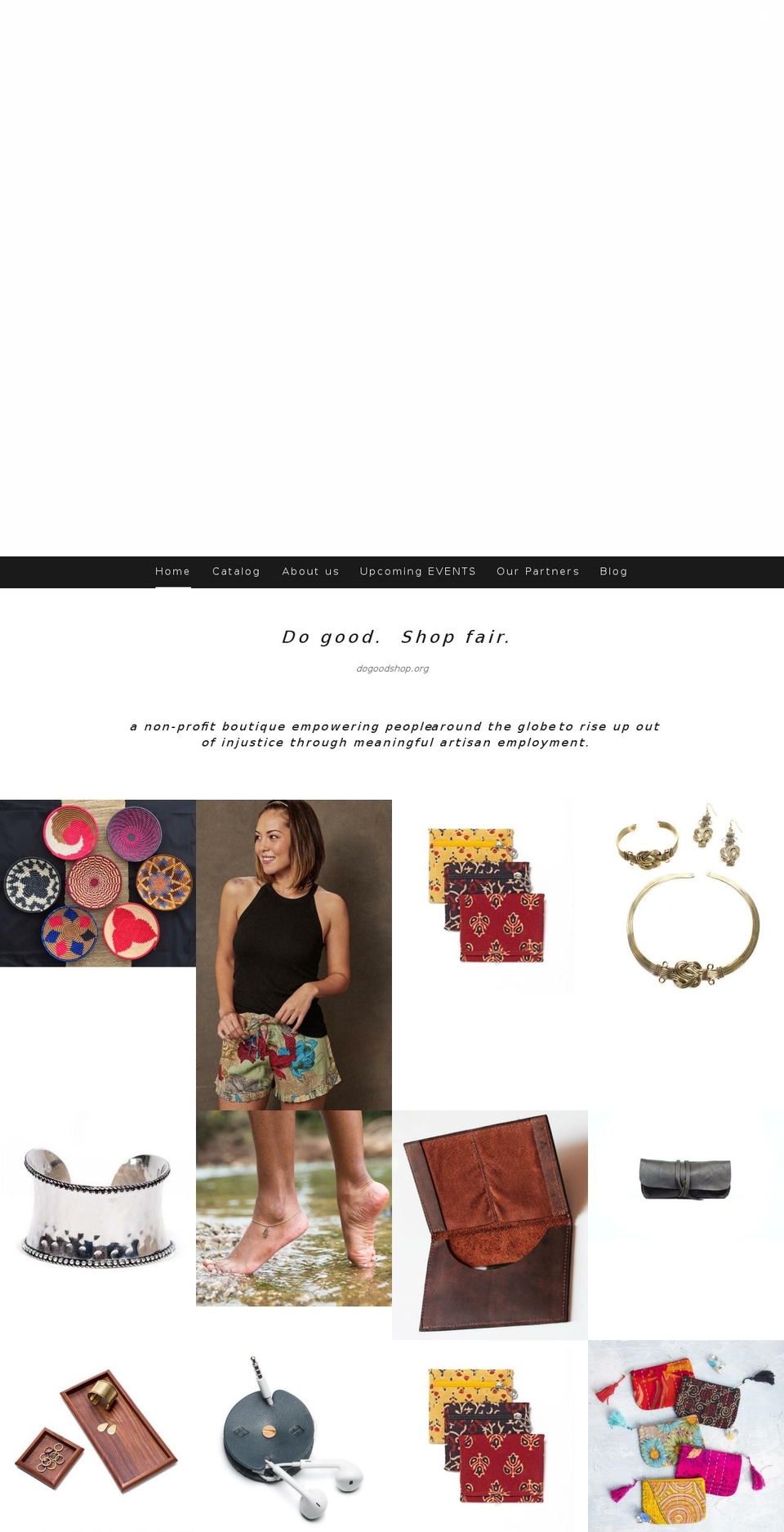 dogoodshop.org shopify website screenshot