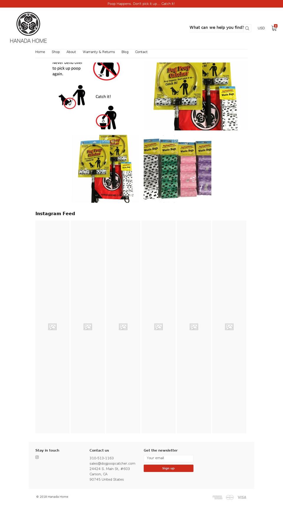 dogpoopcatcher.com — Shopify storefront screenshot