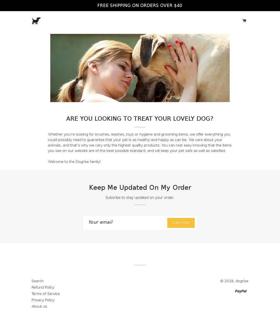 dogrise.com — Shopify storefront screenshot