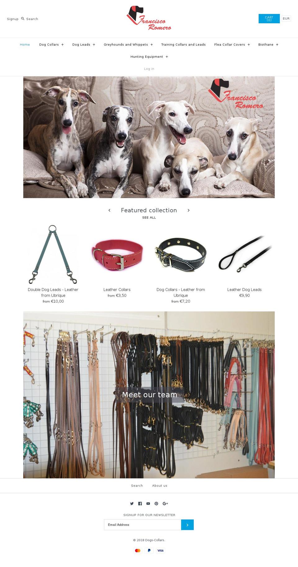 dogs-collars.com — Shopify storefront screenshot