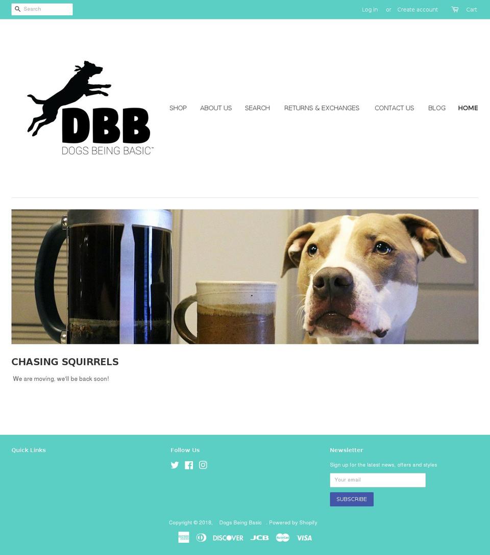 dogsbeingbasic.com — Shopify store on .com