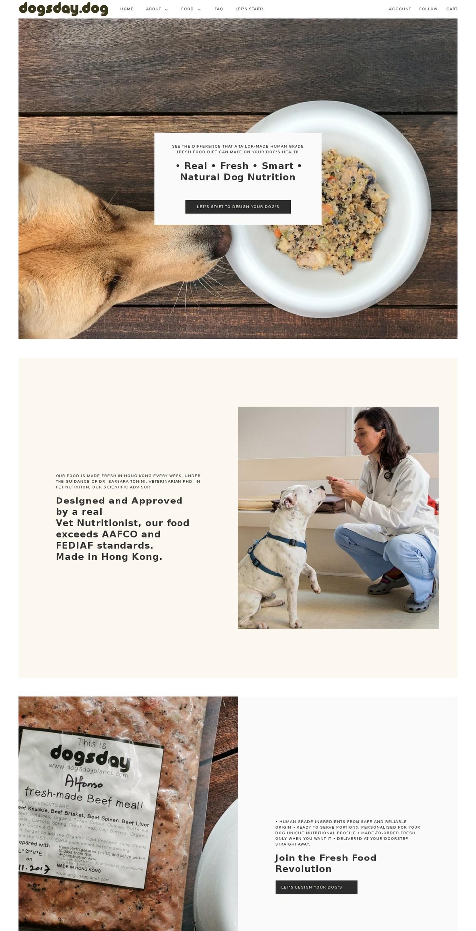 dogsday.net shopify website screenshot
