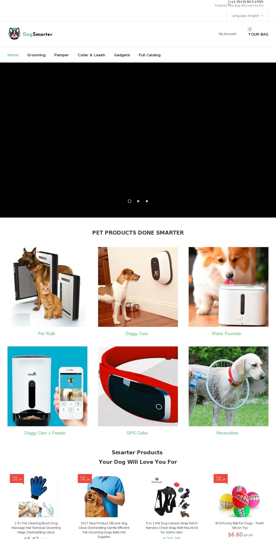 dogsmarter.com shopify website screenshot