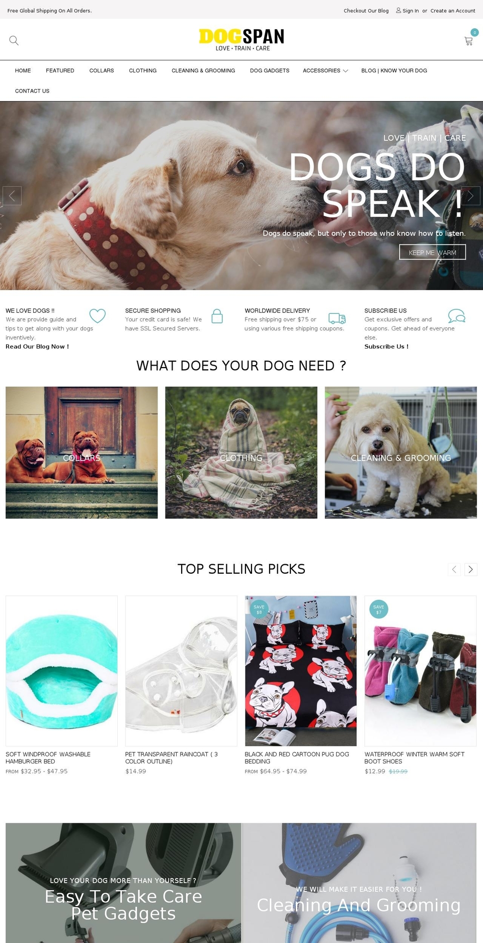 beoshop-v1-1-0 Shopify theme site example dogspan.com