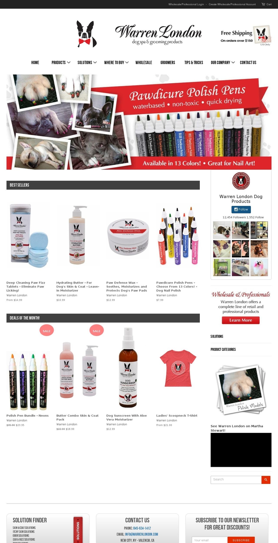 dogsunblock.com — Shopify storefront screenshot
