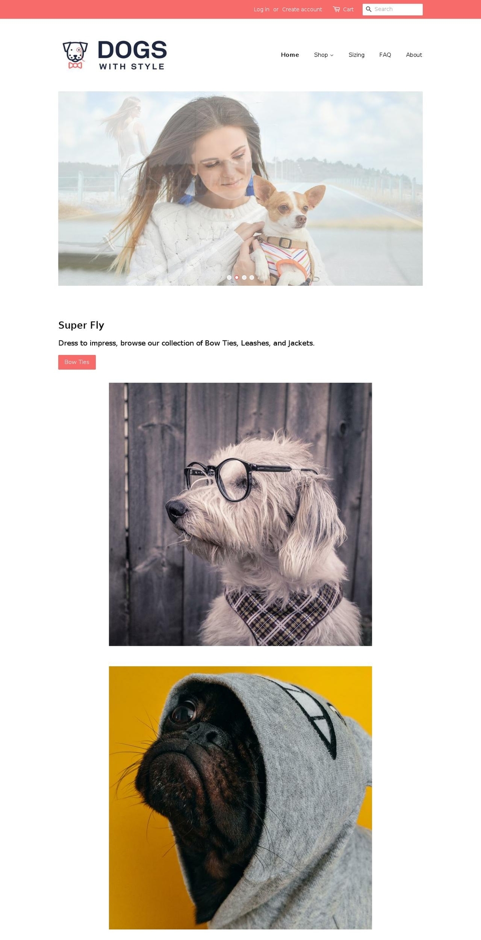 dogswithstyle.com — Shopify storefront screenshot