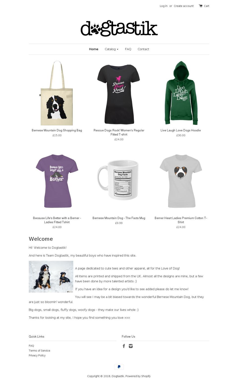 dogtastik.com — Shopify storefront screenshot