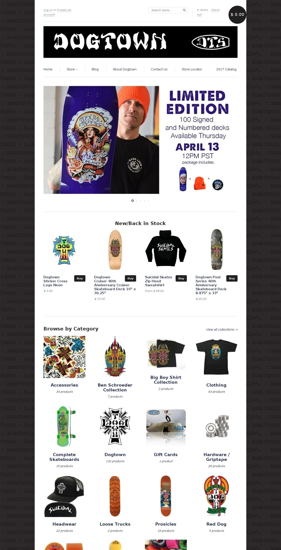 dogtownskateboards.com shopify website screenshot