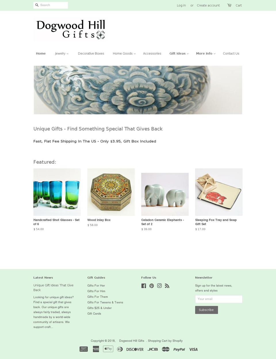 dogwood-gifts.com — Shopify storefront screenshot