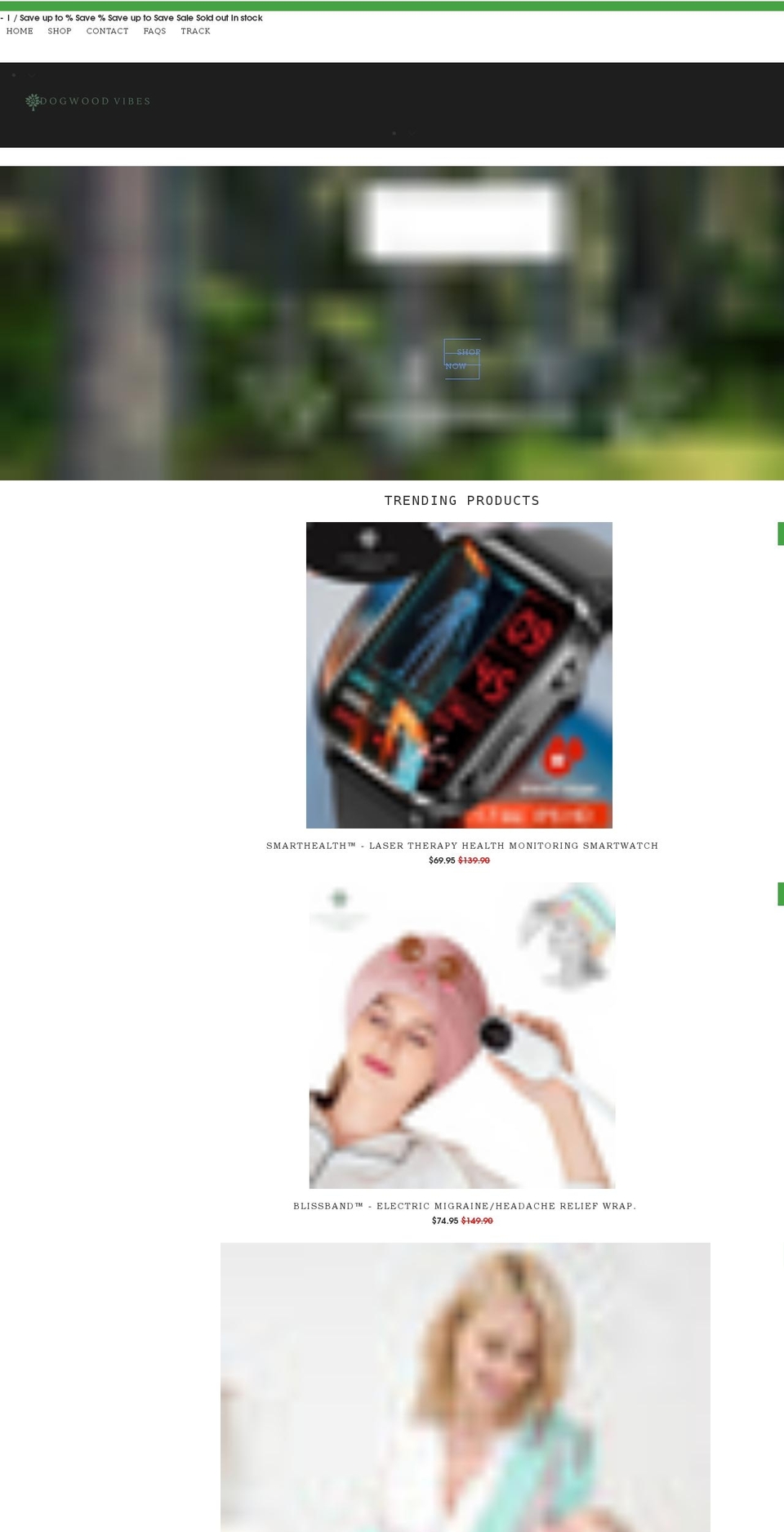 dogwoodvibes.com shopify website screenshot