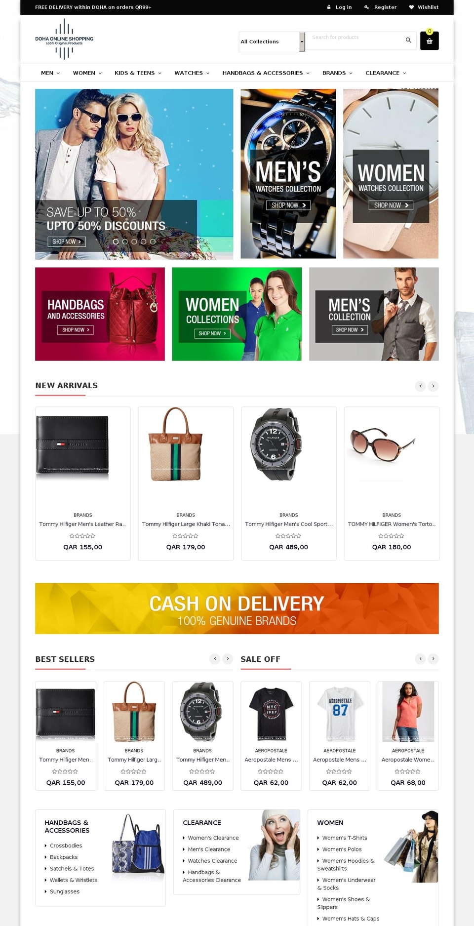 dohaonlineshopping.com — Shopify storefront screenshot