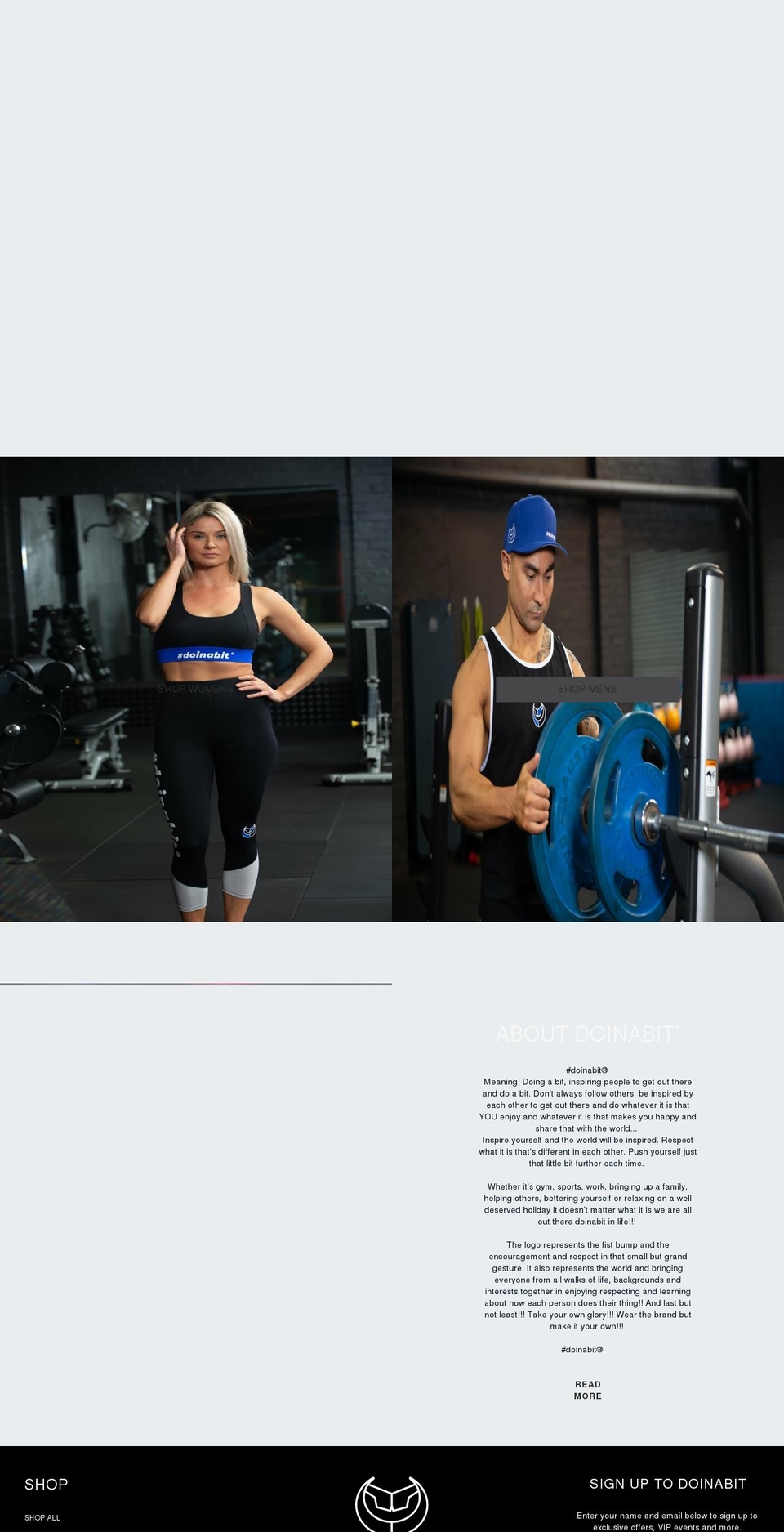 doinabit.com shopify website screenshot