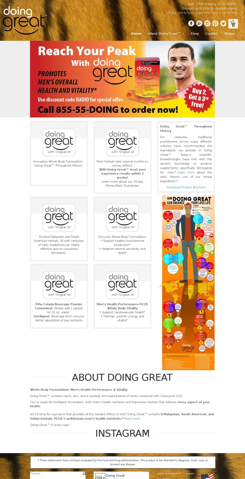 doing-great.com shopify website screenshot